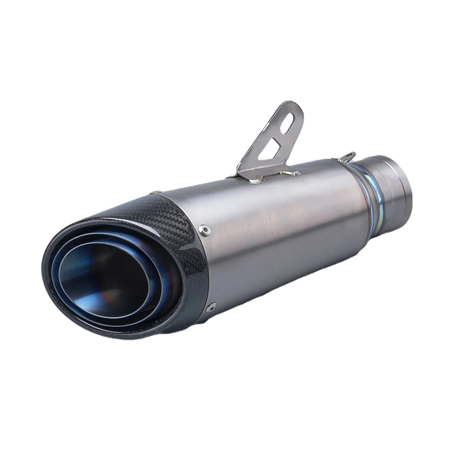 60mm Universal Motorcycle Exhaust System with SC Titanium Alloy Carbon Fiber Cover New Escape Muffler for Z900 MT09 ZX6R R6