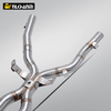 For Hayabusa1300 GSX1300R GEN 3 Stainless Steel Exhaust System of 2021-2024 Motorcycle in the Front and Middle Section