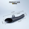Evo GP Racing Motorcycle Exhaust Pipe Custom Size Carbon Stainless Steel Mufflers 51mm Adapter R6 R3 KRV KRV180 R15 PCX