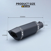 Universal 36-51mm Racing Exhaust Muffler with DB Killer for MSX125 CRF230 R15 MT07 Z650 300MM New Condition Steel Material