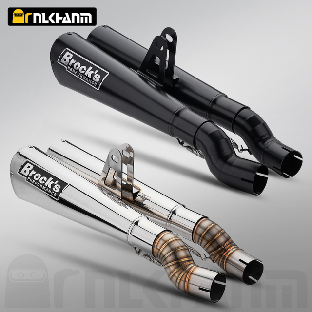 Hayabusa GSX1300 Gen3 Motorcycle Exhaust System Double Sided Mid Link Brock Allen Modification Condition New