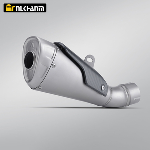 Motorcycle Exhaust AK Modified Full Titanium Alloy Honeycomb Muffler Pipe Original Interface for Aprilia RSV4 RS V4 2015-2024