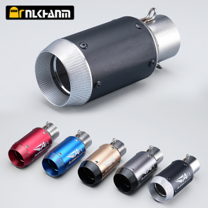 New Universal Racing Exhaust Pipe for AustinRacing Z900 Z1000 Ninja400 CBR500 R6 Zx6r Motorcycle Carbon Material Muffler
