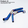 Hon CB190R Motorcycle Exhaust Muffler Link Pipe 51mm Front Pipe with Stainless Steel Headers New Condition Boxed