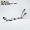 Hond CRF1100L CRF1100 Africa Twin Motorcycle Exhaust Slip Modified Front Middle Link Pipe Stainless Steel 51 Original Interface