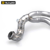 MotoConnect Tube Modified Muffler DB Killer Titanium Alloy Motorcycle Exhaust Middle Pipe Escape for 790 890 CFMOTO800MK 800MT