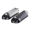 200mm Universal Steel AK Exhaust System Modification Motorcycle Full Carbon Fiber DB Killer Models Z900 Ninja400 R6 New Box