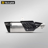 AK Escape Racing Steel Motorcycle Exhaust System Modification Carbon Fiber Insulation Board for KAWASAKI Z900 Used Condition