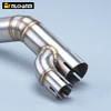 New Stainless Steel Slip-On Motorcycle Exhaust Muffler for S1000RR 2017-2020 & S1000R 2017-2019 Includes Middle Link Pipe