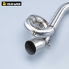 Yama NVX155 AEROX155 Scooter Exhaust System Front Header Slip Roundabout 51mm Steel Exhaust Muffler Stainless Steel Material