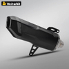 ZONTES 368G/E Motorcycle Exhaust System Modification Full Section with Carbon AK Muffler for 368G 368E