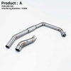 HOND CB250R CBR300 CB300 CB300R CB300F Motorcycle Exhaust System Modify Steel Front Middle Link Pipe Mufflers for Escape Moto