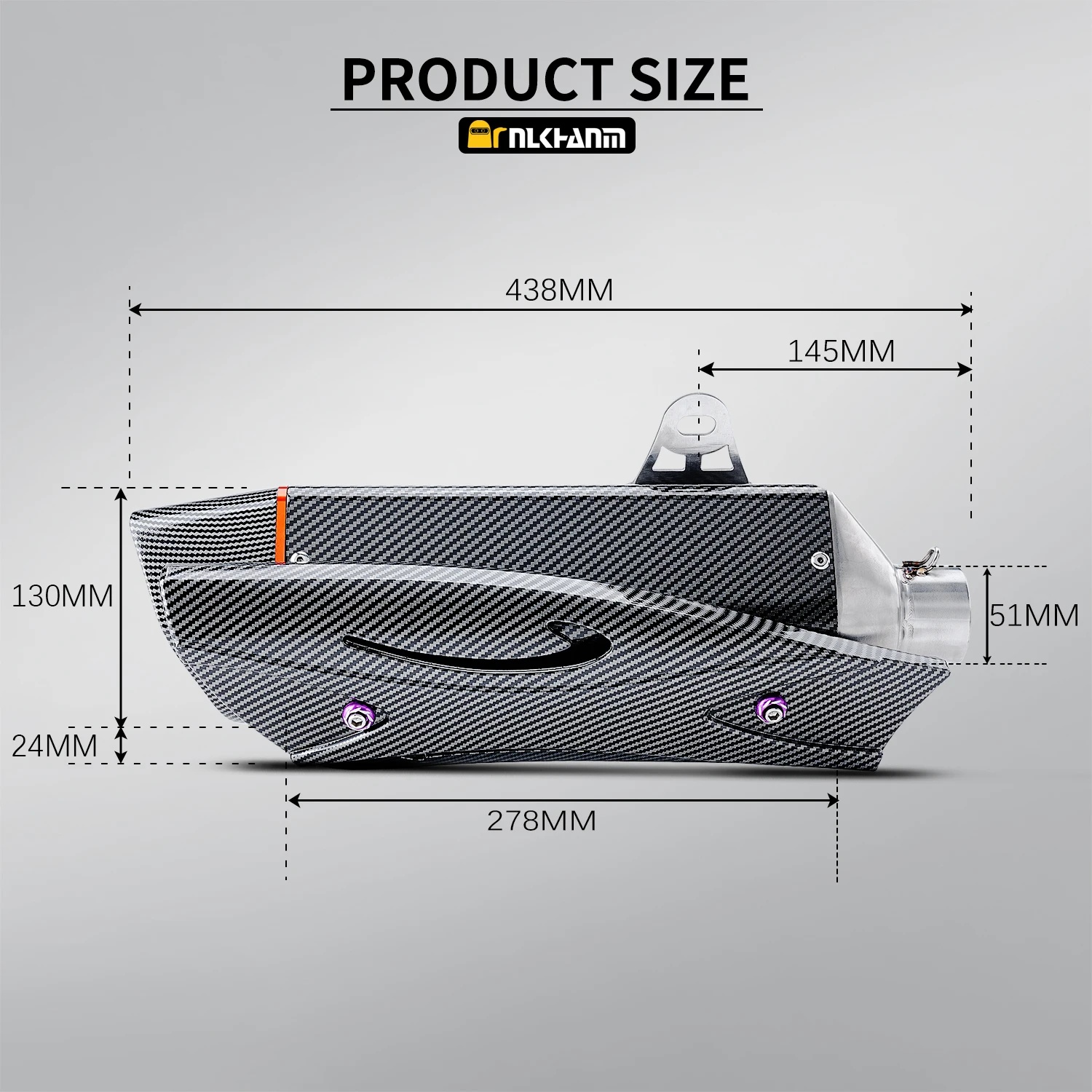 exhaust silencer muffler