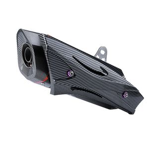 exhaust muffler with silencer
