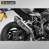ZX-4R Motorcycle Exhaust System Modification Yoshimura Carbon Fiber Escape Muffler for Kawasak ZX-4R Stainless Steel Alloy