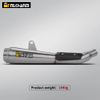GSX250R Motorcycle Exhaust System Modification New Arrow Tail Escape Muffler with Carbon Fiber Insulation Board