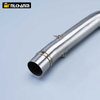 New 51MM Slip-On Motorcycle Exhaust Muffler with Front Link Pipe Stainless Steel Material for YAMA Cygnus GRYPHUS 4V Box Packed
