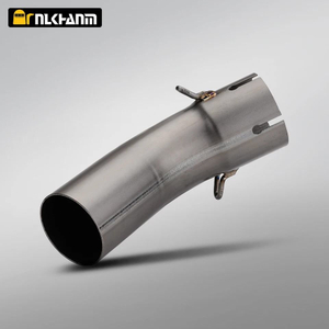 New Titanium Alloy Conversion Mid Link Pipe for ZX4R Motorcycle Exhaust System Modification Condition New Steel Mufflers Box