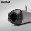 Modified Titanium Alloy Motorcycle Exhaust System Integrated Mid Tail Carbon Tip ARROW Muffler for ZX10R ZX10R