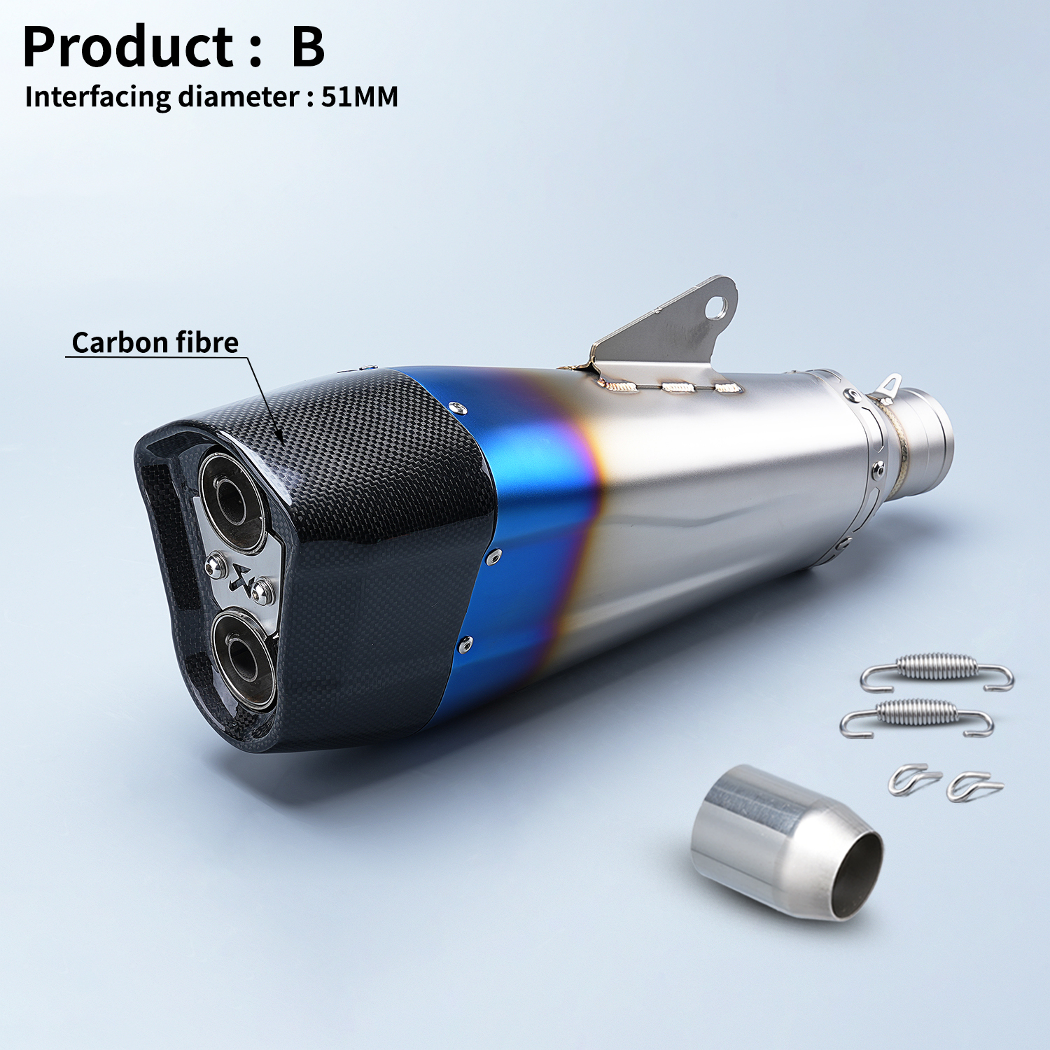High Quality Racing Motorcycle Exhaust Silencer Original Fitment for R3 R25 TMax TMax560 TMax530 Z900 CBR250RR Ninja300