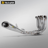 NlkHanm Titanium Alloy Full Section Exhaust System for Ninja H2 H2R 2015-2025 Motorcycles Condition New Box Packed