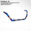 HOND CB190 CB190R CBF190X CBF190R Slip-On Motorcycle Front Exhaust System Full Titanium Alloy New Condition Connect Link