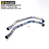 2017-2021 Yamaha R15 V3 MT15 MT125 Slip-On Exhaust System Stainless 51mm Middle Link Connecting Pipe New Condition