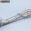 New Leoncino 500 Exhaust for Benelli Motorcycle BJ500 Carbon Escape Muffler with DB Killer Leoncino Moto Exhaust Pipe