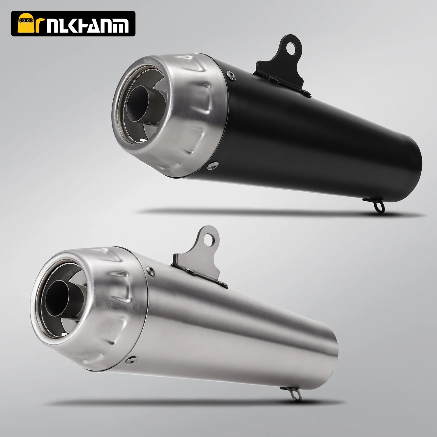 motorcycle 51mm exhaust muffler middle link pipe