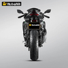 ZX4R Motorcycle exhaust system modification mid section link Yoshimura AT2 carbon fiber escape muffler for Kawasak ZX-4R ZX-25R