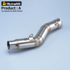 Yama R1 Motorcycle Exhaust Vent Stainless Steel Middle Link Pipe New Side Exhaust Motor Accessories for 2009-2014 Model Years