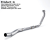 2017-2023 Yama MT15 R15 V3 V4 Titanium Alloy Full Motorcycle Exhaust System Carbon Fiber Mufflers 51mm Header Pipe New Condition