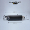 Universal Stainless Steel Yoshimura Exhaust Muffler New Design for GSXR150 R15 Duke200 CBR500R Box Motorcycle Exhaust System