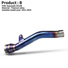2021-2024 Kawasaki Ninja ZX10RR ZX-10R ZX10R Reinforced Exhaust Pipe Optional Titanium Link Stainless Steel Material Box Packing