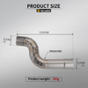 2020-2024 F900 Motorcycle Exhaust System Modification Titanium Alloy Mid Link Pipe New Condition Stainless Steel Material