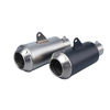 51mm Universal Stainless Steel Escape Muffler New Condition LV Modified Motorcycle Exhaust System for Z900 Ninja400 R3 R6