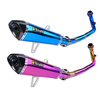 NlkHanm Full Exhaust System for ZONTES 350E Motorcycle AK Modification New Carbon and Steel Material Box Packed