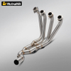 2017-2020 Yamaha R6 Stainless Steel Front Section New Carbon Titanium Alloy Exhaust System Modification for Motorcycles
