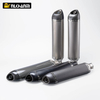 Universal 51mm Carbon Fiber Exhaust Muffler Moto Z750 R25 CB650F S1000R Cb750 NINJA650 RS660 675SR 500SR Stainless Steel Steel