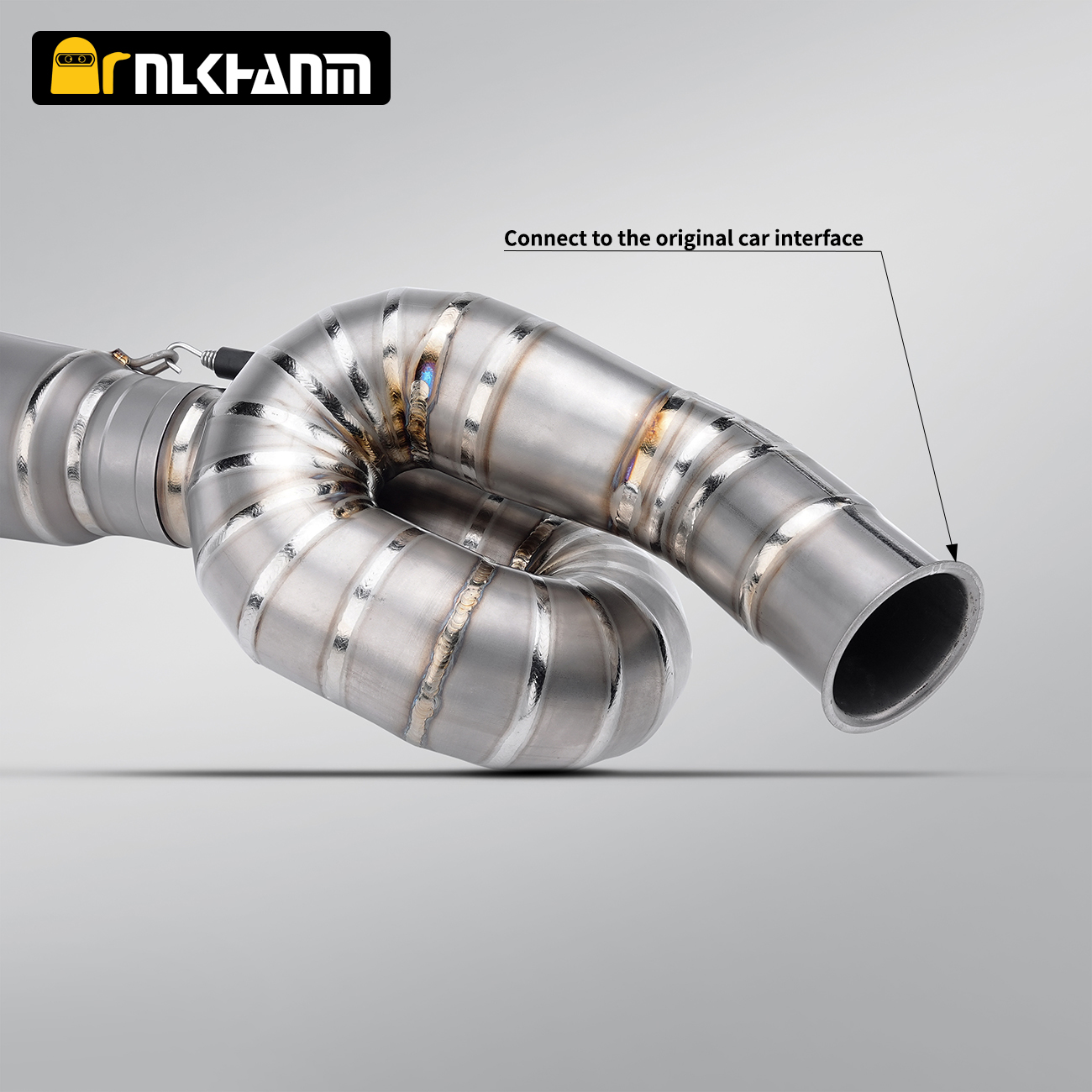 Modification Carbon Fiber Nozzle Muffler, Titanium Alloy Motorcycle Exhaust System for the Triumph 765