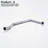 Modified Full System Slip-On Exhaust for Yamaha R15 V1/V2 MT15 MT125 2008-2017 Stainless Middle Link Connecting Mufflers Box