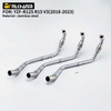 Slip-On Stainless Steel Moto Muffler Front Middle Link Pipe for YAMAHA YZF-R125 YZF R15 V3 R125 2018-2023 Motorcycle Exhaust