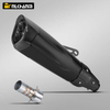 BM ADV R1300GS R1300 GS Motorcycle Exhaust Mid Section New Carbon Slip-On Modified Muffler with Middle Pipe Connection