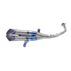 NlkHanm Original Full Titanium Alloy Escape Muffler Custom Motorcycle Exhaust System Modification XMAX300 Stainless Steel