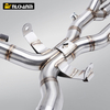 For Hayabusa1300 GSX1300R GEN 3 Stainless Steel Exhaust System of 2021-2024 Motorcycle in the Front and Middle Section