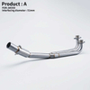2019-2023 KYMCO AK550 550 Slip-On Exhaust System Stainless Steel Muffler with Front Link Header Pipe Modified for Motorcycle