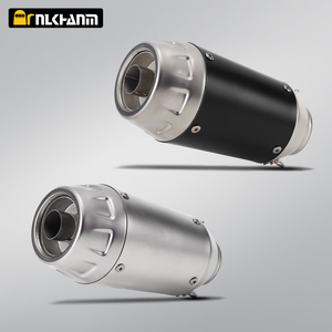 Custom Steel 51mm Universal Motorcycle Exhaust Muffler Tail Pipe Modification for Scooter Models GSXR150 CBR150R NMAX PCX New