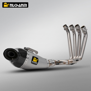 2014-2023 Racing Full Underbody Exhaust System for CB650F/CBR650R/CB650R/CBR650F Motorcycles Includes Carbon Front Steel Box