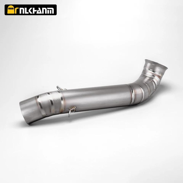 For KTM Duke 690 2012-2018 Motorcycle Exhaust Escape Muffler with Slip-On Tit Middle Link Pipe Condition New