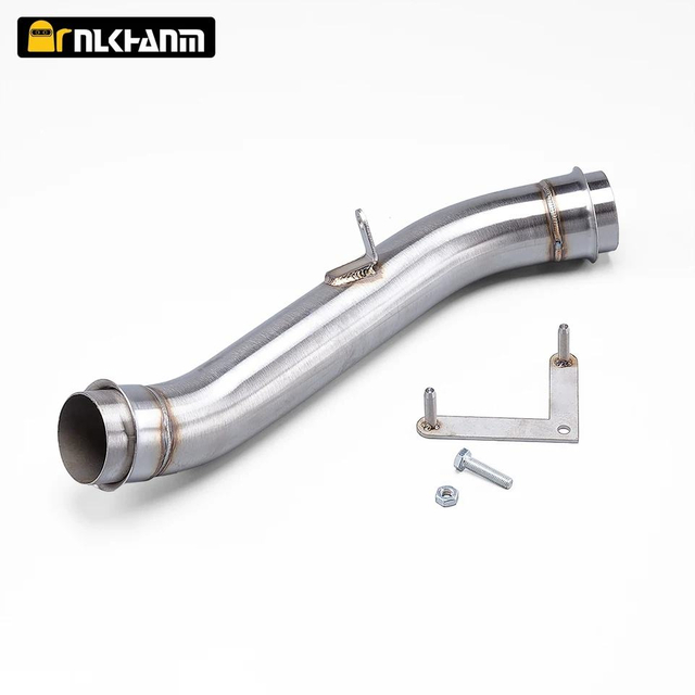 Super Duke 1290 GT 1290 2014-2016 Motorcycle Exhaust System Slip-On Mid Pipe Decat Eliminator Muffler Stainless Steel Carbon